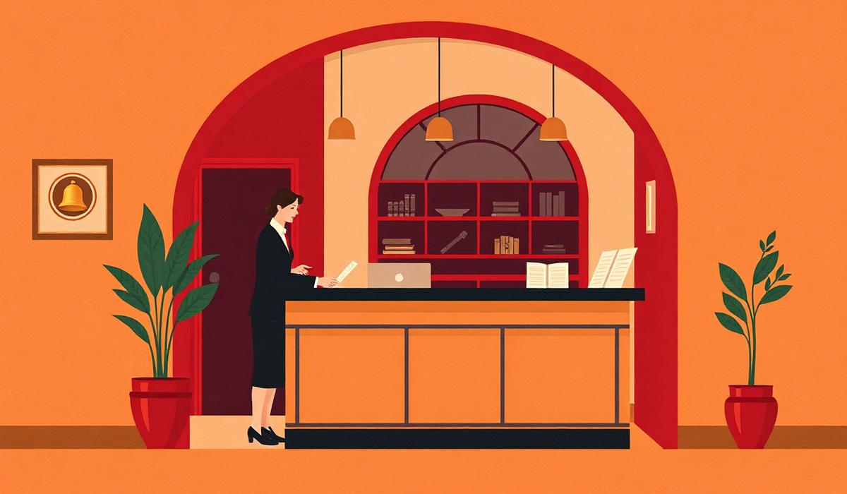 Tableau des clés d'hôtel symbolisant les demandes clients en attente de réponse